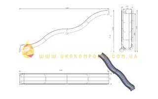 Дитяча гірка Хвиля 