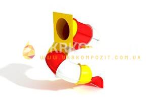 Горка детская «Труба винтовая» D-700, H-2.2