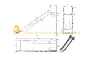 Дитяча гірка Пряма