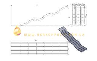 Дитяча гірка Хвиля 