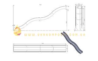 Дитяча гірка Хвиля 