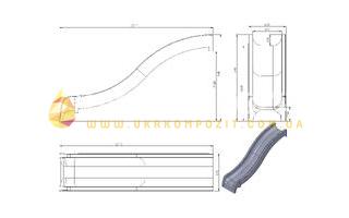 Дитяча гірка Хвиля 