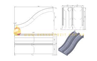 Дитяча гірка Хвиля 